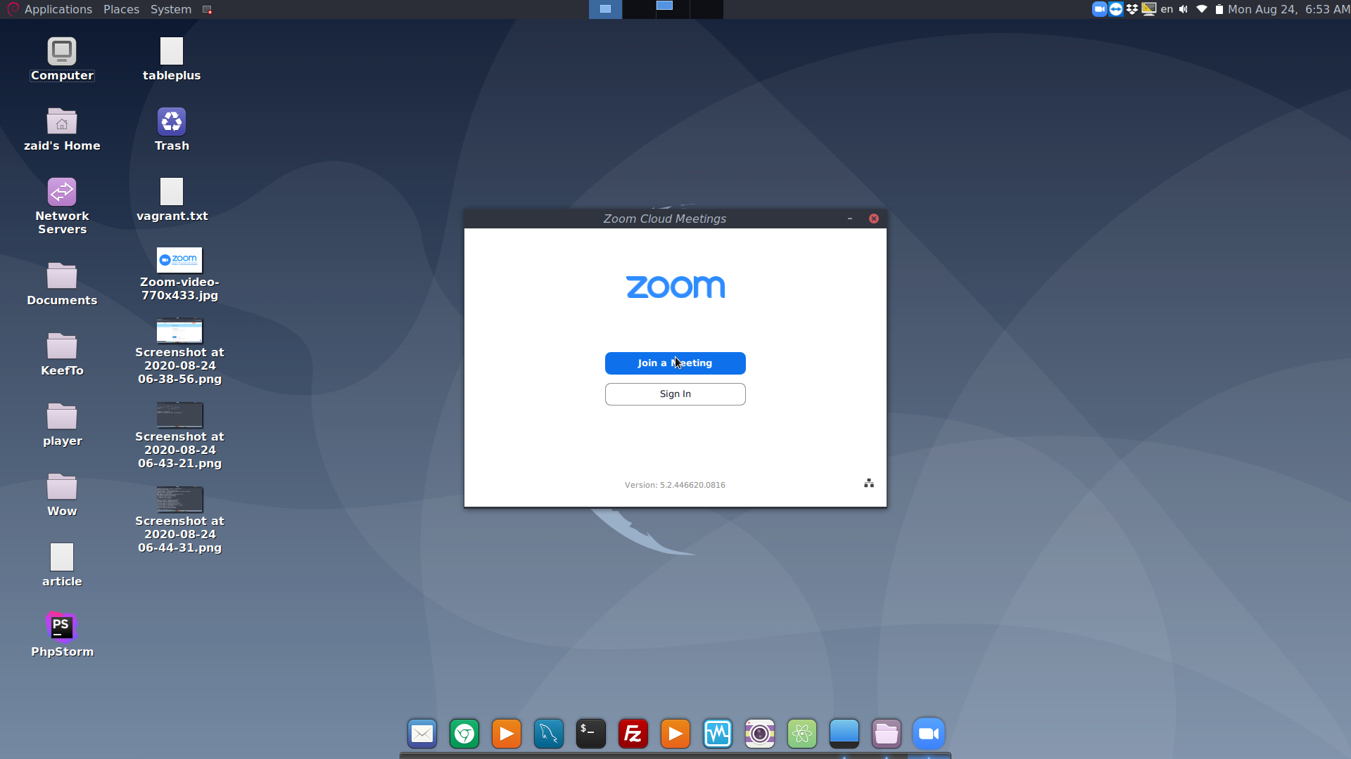 zoom download linux